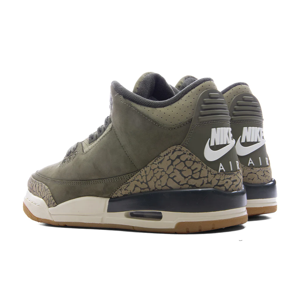 Air Jordan 3 Retro 'Family Affair' (GS) - Medium Olive/Neutral Olive/Sequoia - Image 3