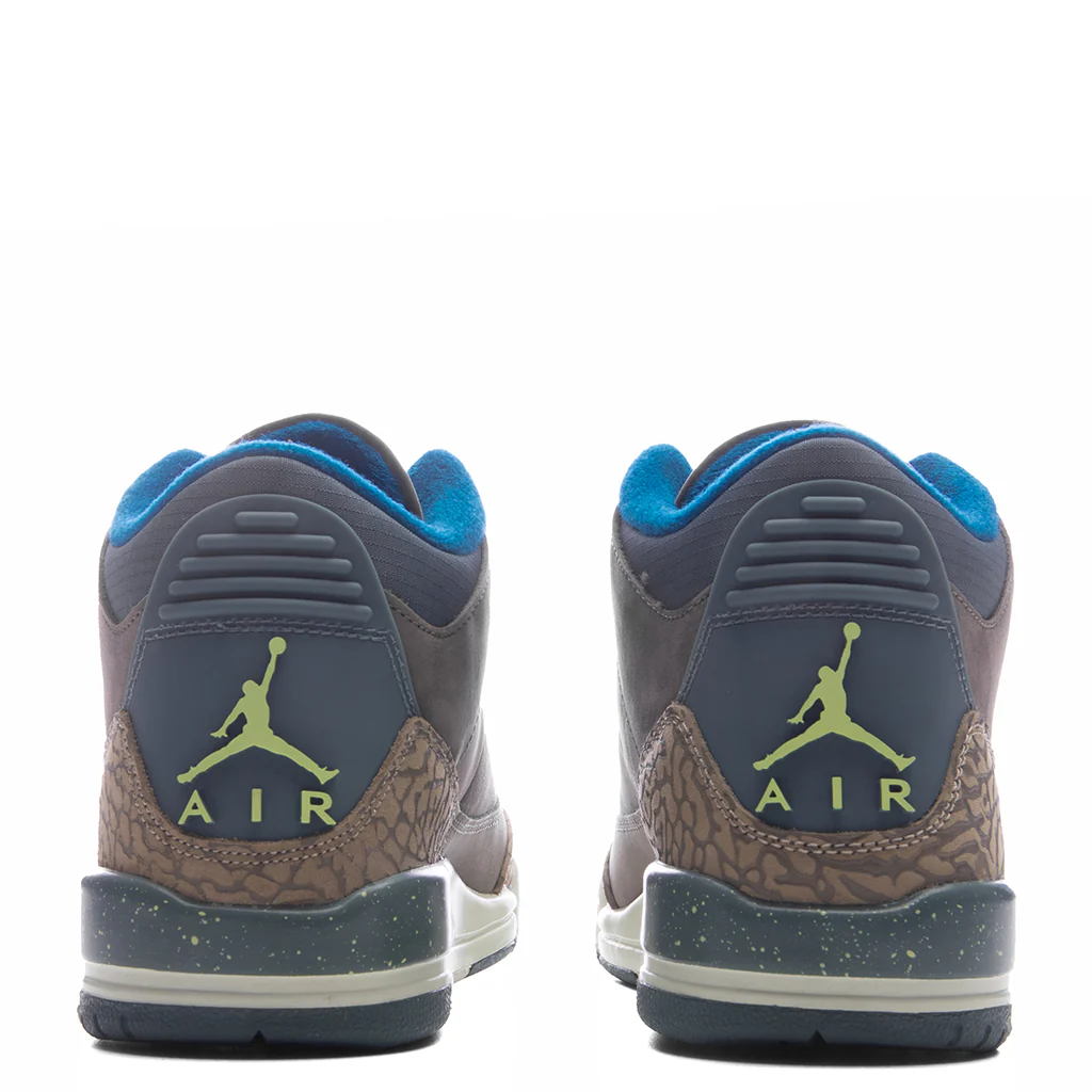 Air Jordan 3 Retro 'We Outside' (GS) - Olive Grey/Green Abyss/Khaki - Image 4