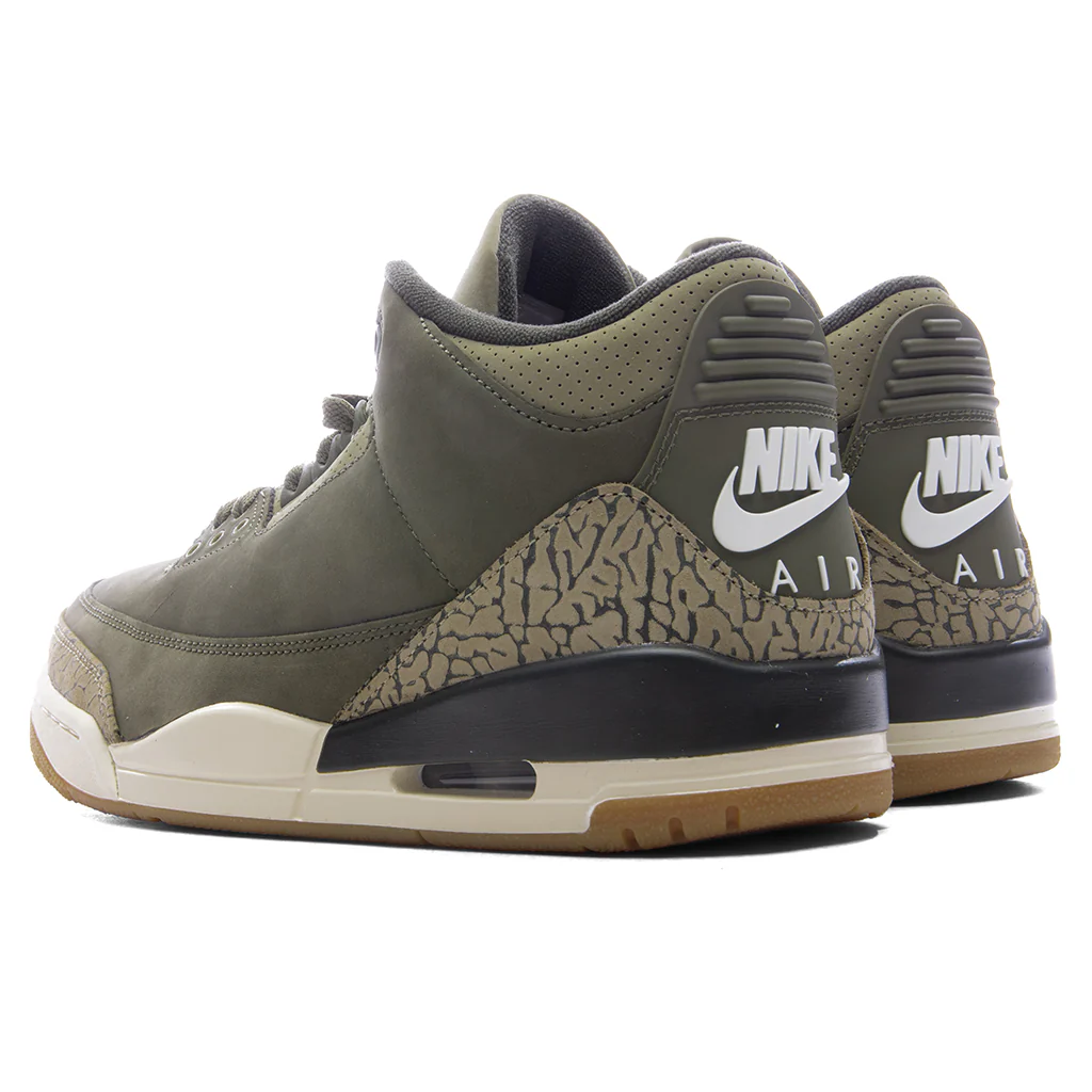 Air Jordan 3 Retro 'Family Affair' - Medium Olive/Sequoia/Neutral Olive - Image 3
