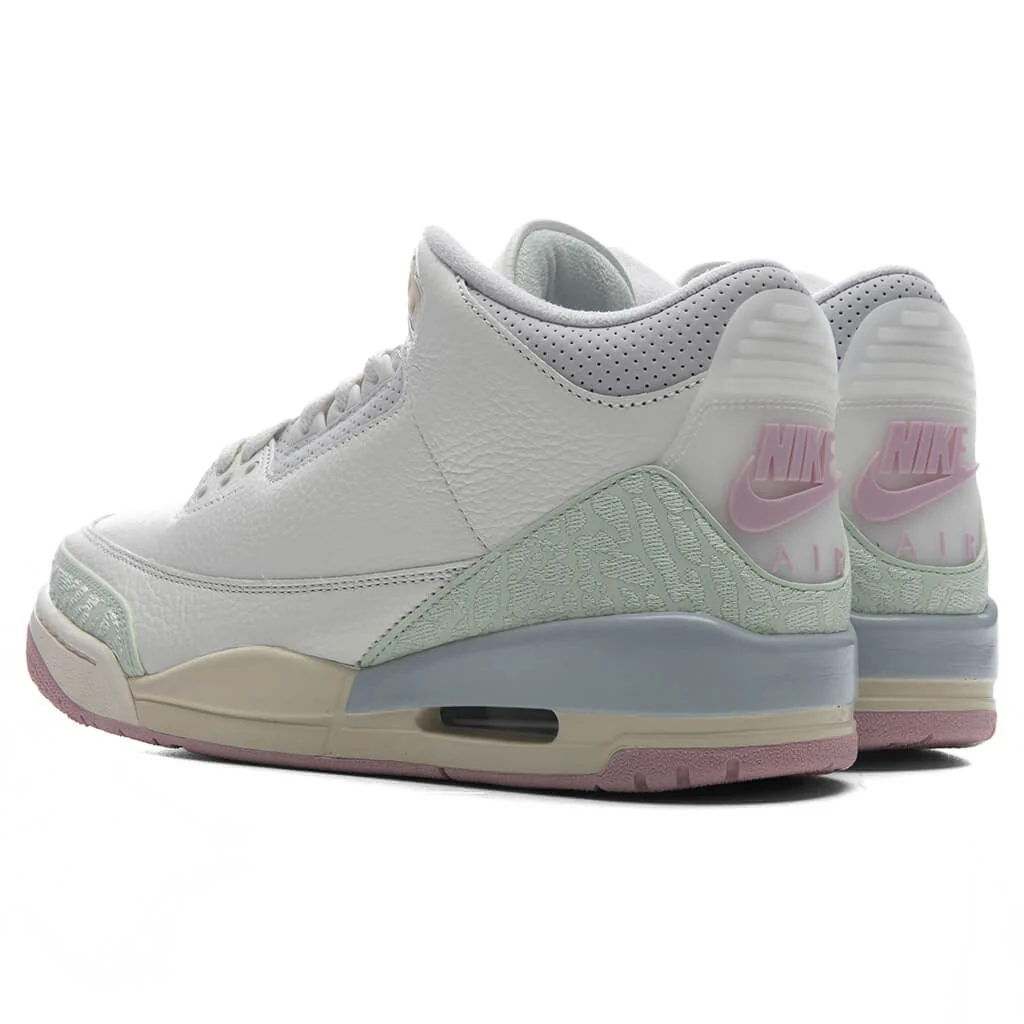 Air Jordan 3 Retro OG 'Spring is in the Air' - Sail/Jade Aura/Aura - Image 3