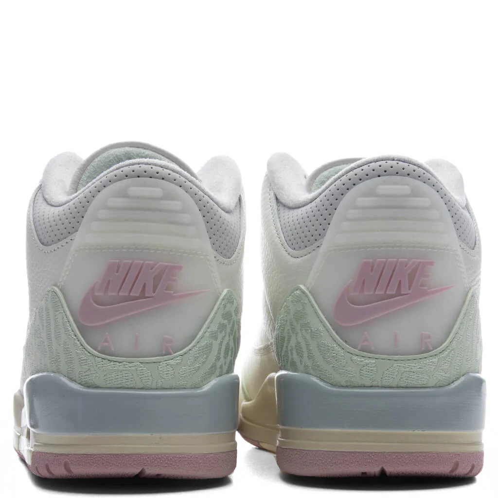 Air Jordan 3 Retro OG 'Spring is in the Air' - Sail/Jade Aura/Aura - Image 4