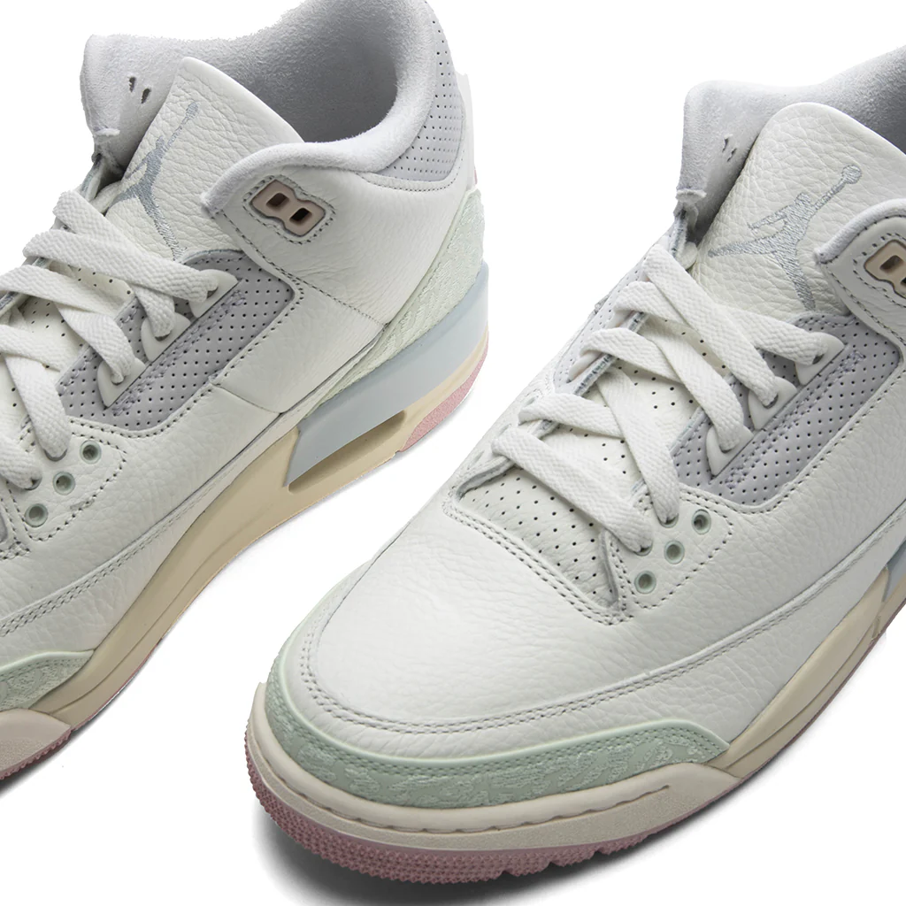 Air Jordan 3 Retro OG 'Spring is in the Air' - Sail/Jade Aura/Aura - Image 5