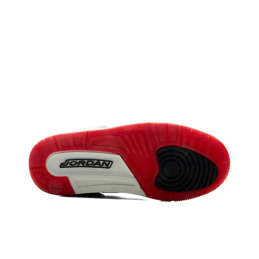 Air Jordan 3 Retro OG 'World's Best Dad' (PS) - Sail/Black/University Red/Pale Ivory - Image 4