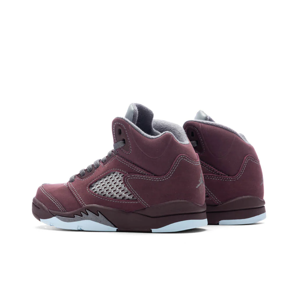 Air Jordan 5 Retro SE (PS) - Deep Burgundy/Light Graphite - Image 3