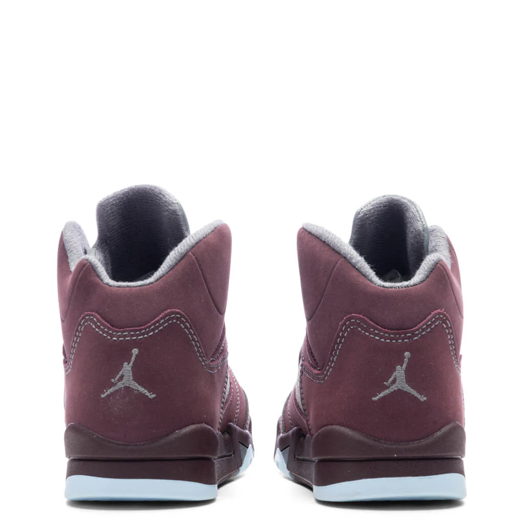 Air Jordan 5 Retro SE (PS) - Deep Burgundy/Light Graphite - Image 4