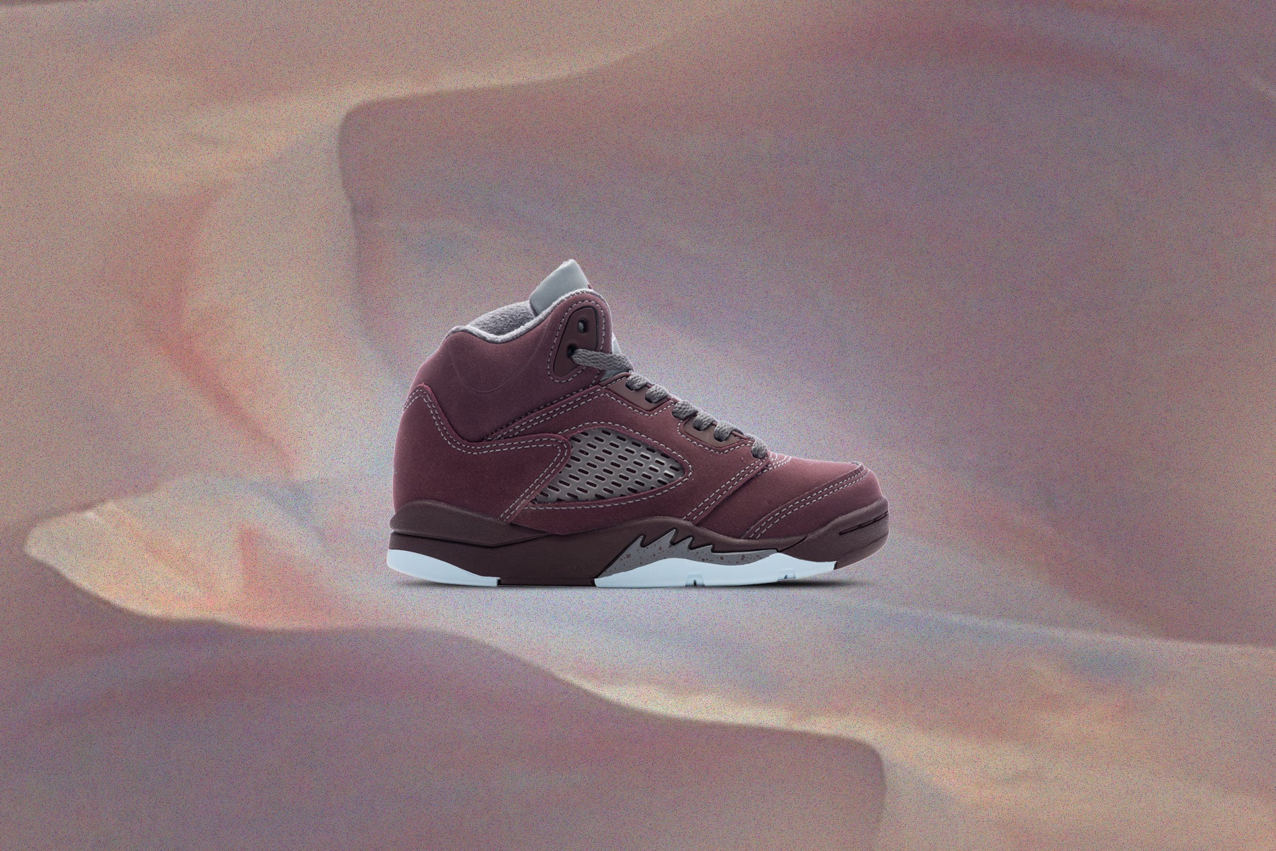 Air Jordan 5 Retro SE (PS) - Deep Burgundy/Light Graphite - Image 5