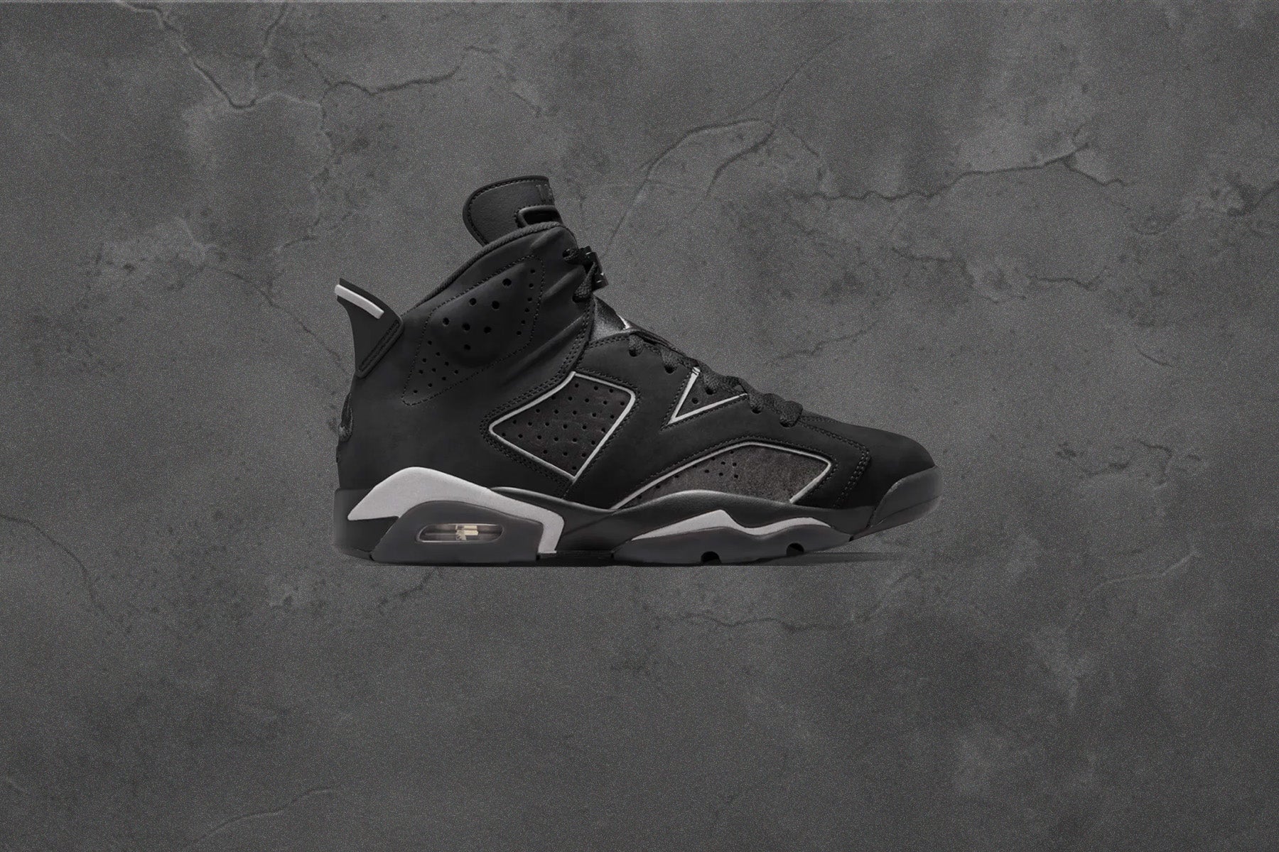 Air Jordan 6 Retro 'Cap and Gown' - Black/Reflect Silver/Black - Image 7