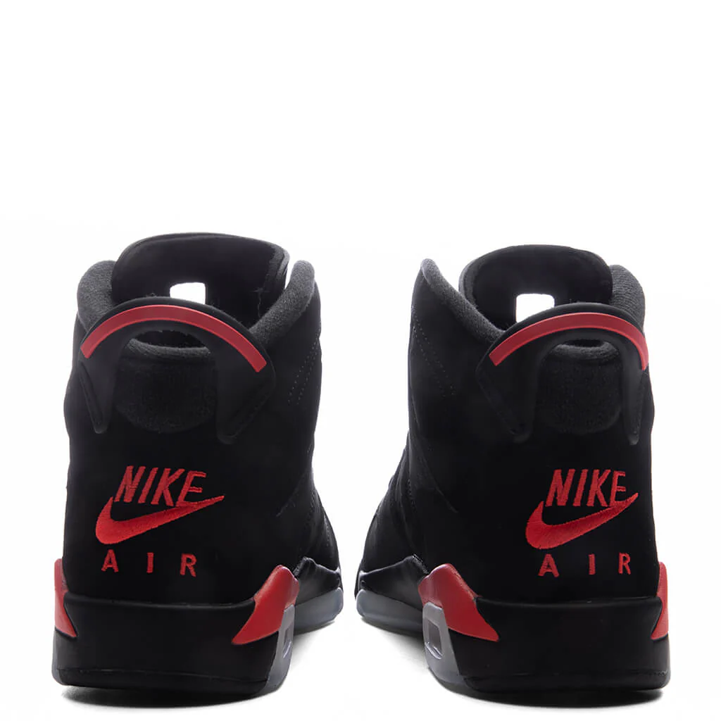 Air Jordan 6 Retro 'Infrared Salesman' (GS) - Black/Light Crimson - Image 4