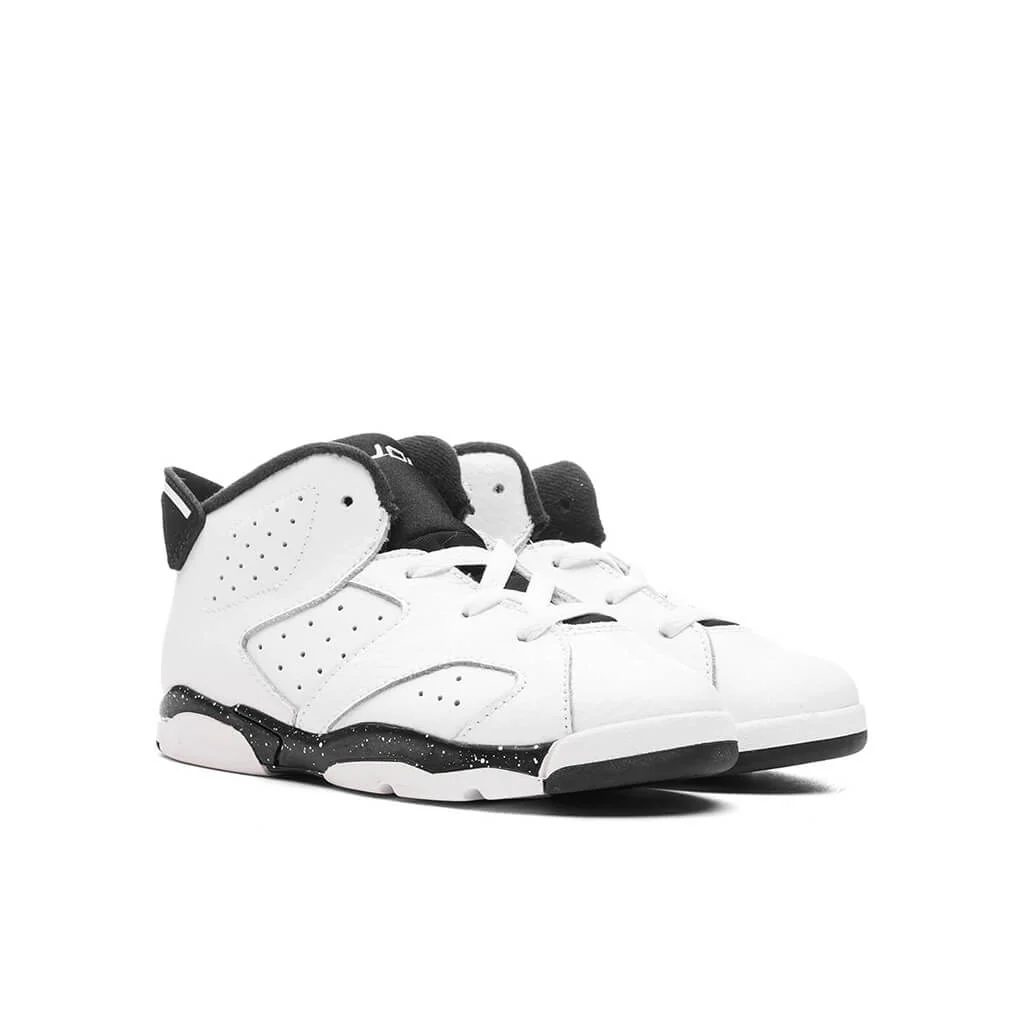Air Jordan 6 Retro (TD) 'Reverse Oreo' - White/Black - Image 2