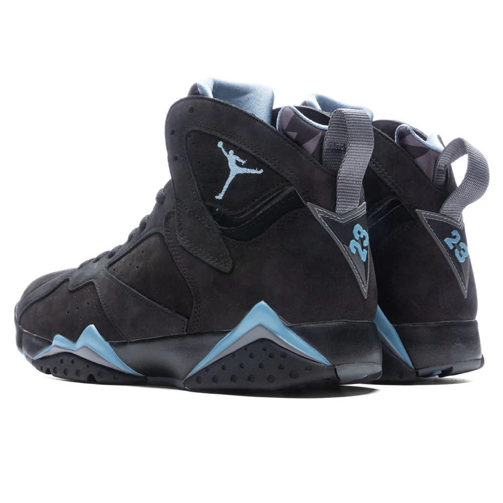 Air Jordan 7 Retro - Black/Chambray/Light Graphite - Image 3