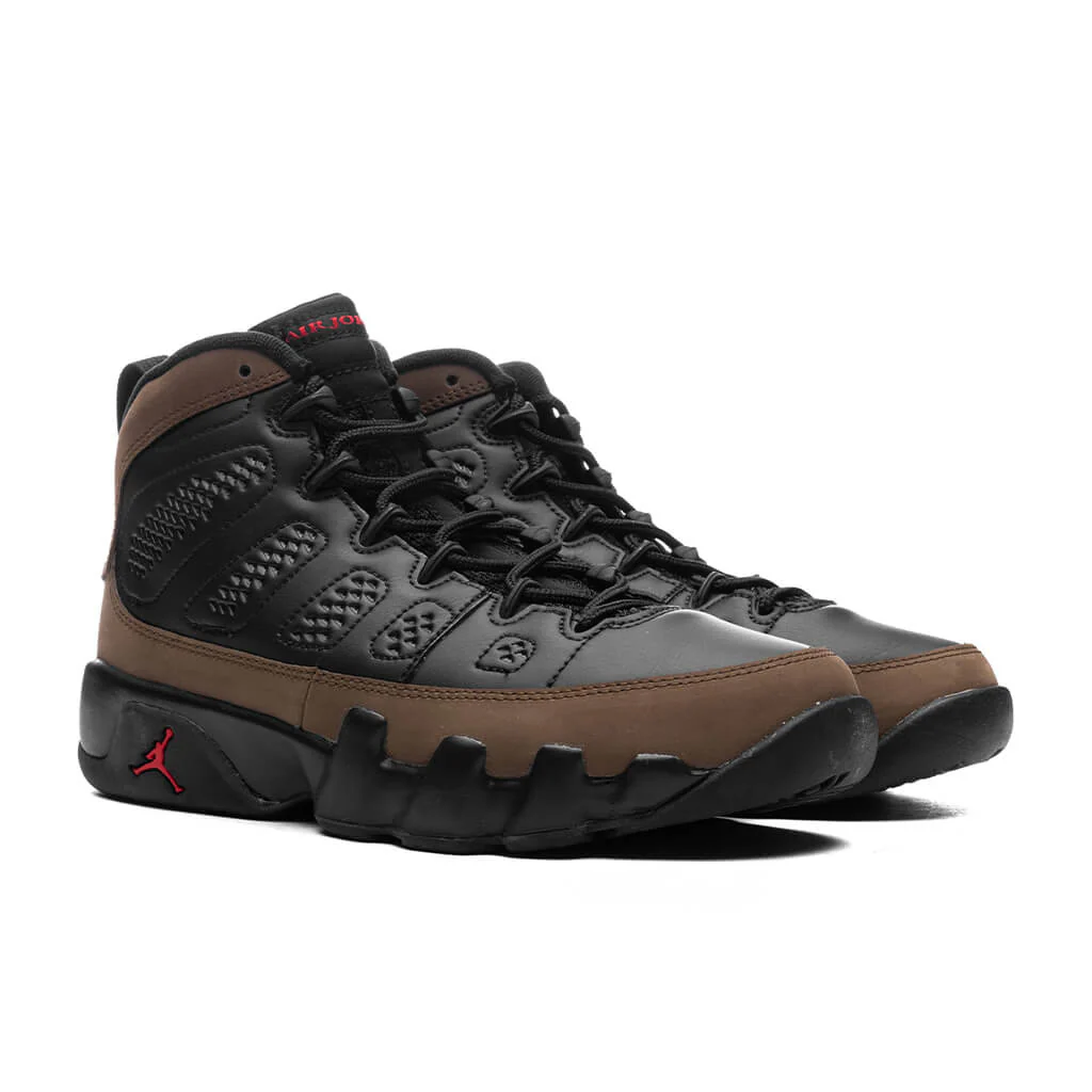 Air Jordan 9 Retro (GS) - Black/True Red/Light Olive - Image 2