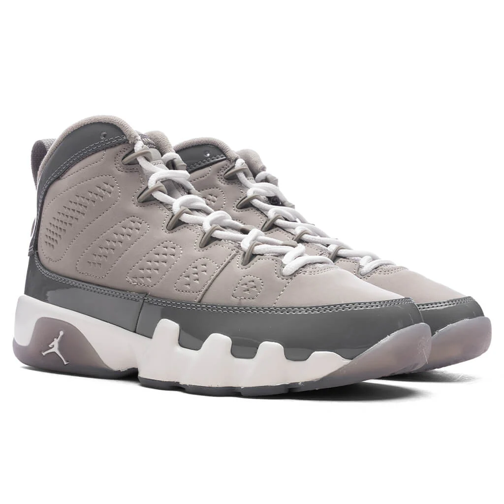 Air Jordan 9 Retro 'Cool Grey' (GS) - Medium Grey/Cool Grey/White - Image 2