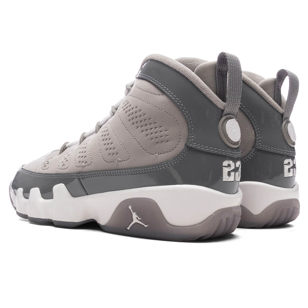 Air Jordan 9 Retro 'Cool Grey' (GS) - Medium Grey/Cool Grey/White - Image 3