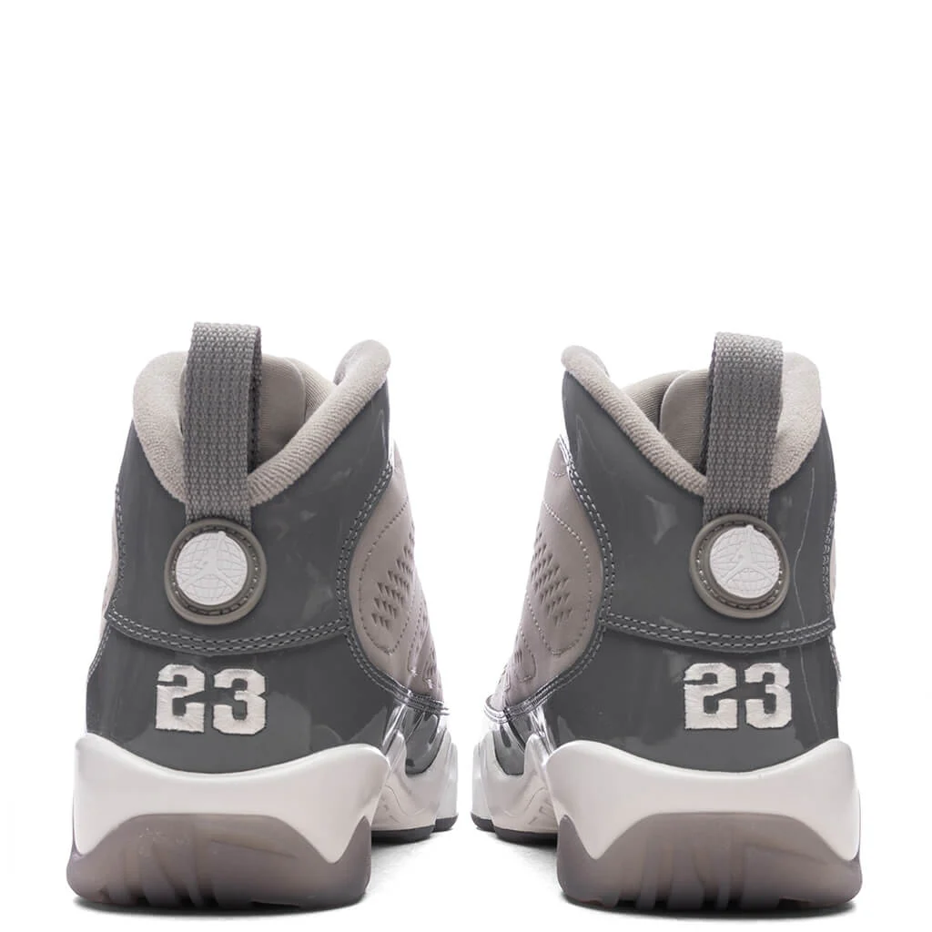 Air Jordan 9 Retro 'Cool Grey' (GS) - Medium Grey/Cool Grey/White - Image 4