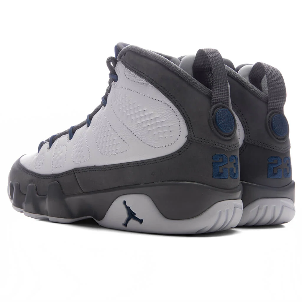 Air Jordan 9 Retro 'Flint Grey' - White/French Blue/Flint Grey - Image 3