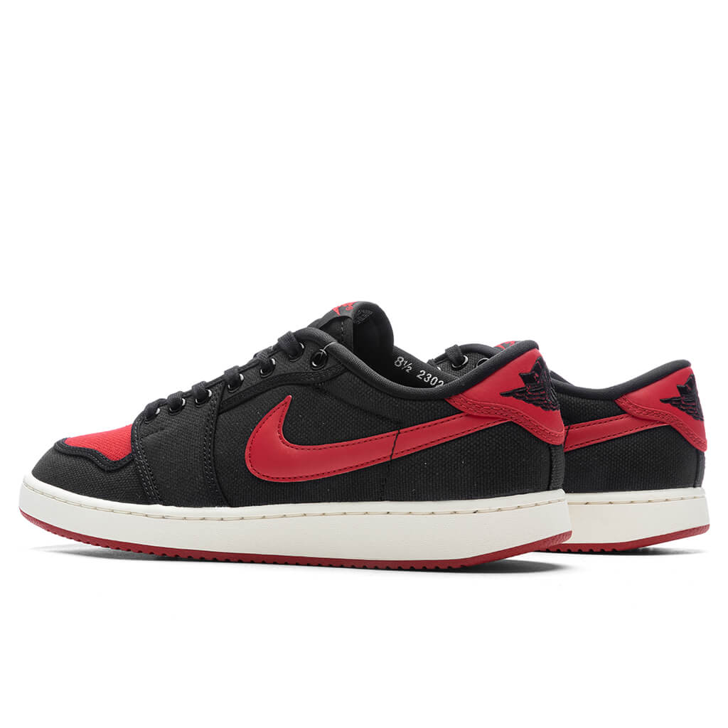 Air Jordan KO 1 Low 'Bred' - Black/Varsity Red/Sail - Image 3