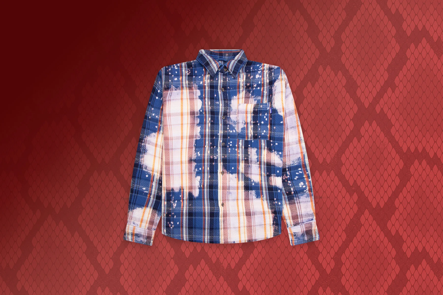 Awake NY x Jordan Flannel - Blackened Blue/Boarder Blue/Sail - Image 7