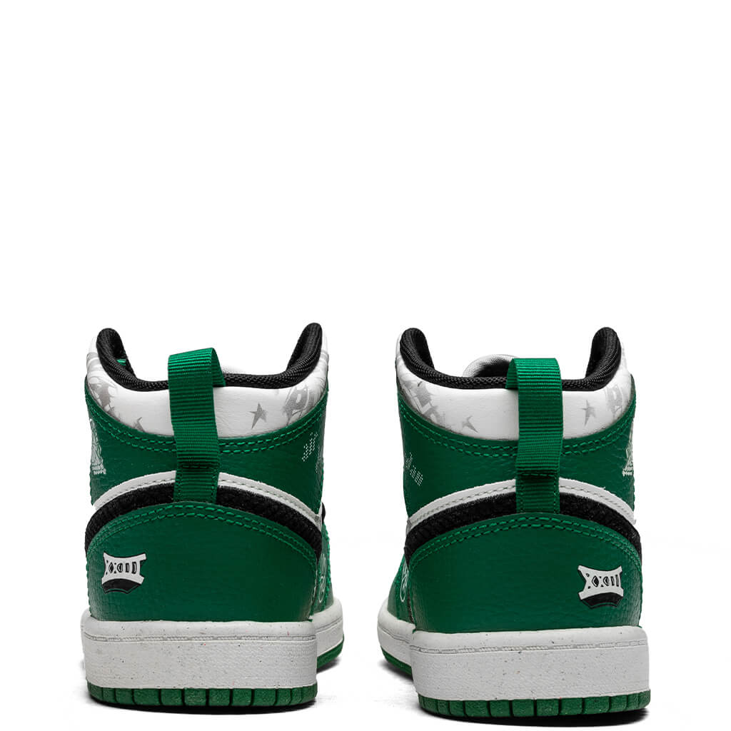 Jordan 1 Mid SE (PS) - Pine Green/Sail/Black/Team Orange - Image 4