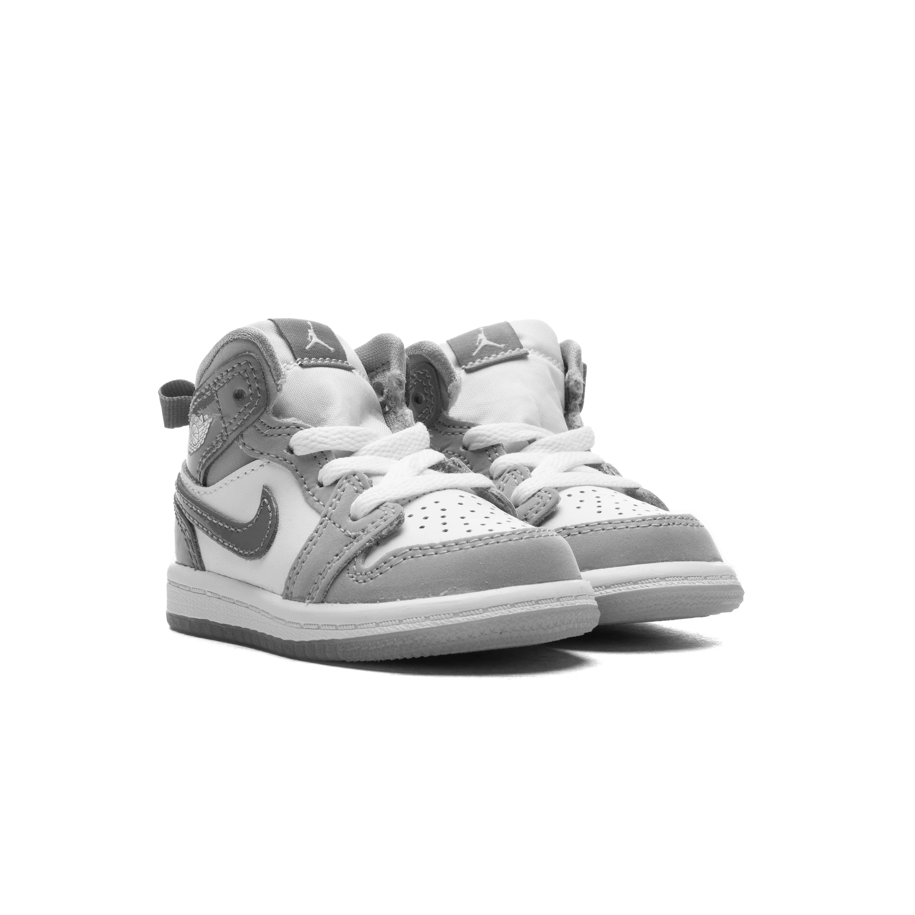 Jordan 1 Mid SE (TD) - White/Cool Grey/Medium Grey - Image 2