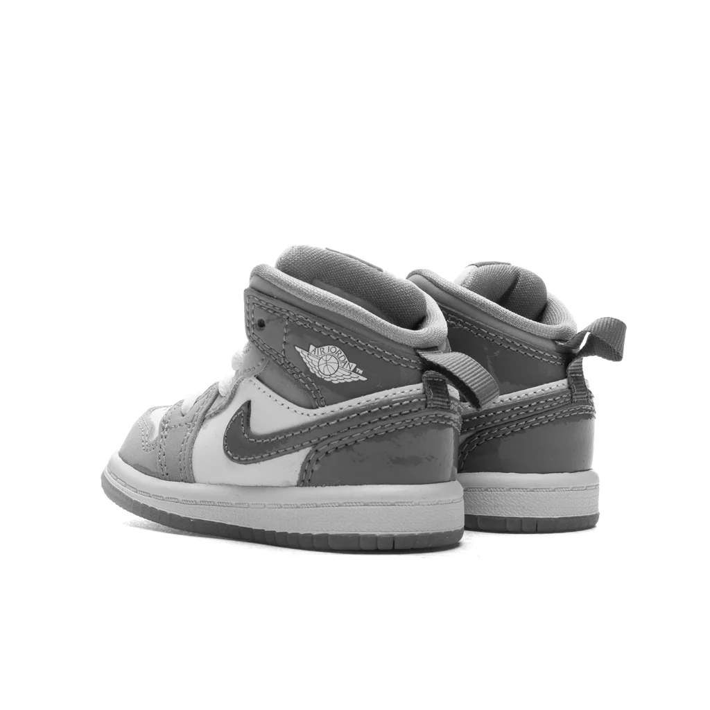 Jordan 1 Mid SE (TD) - White/Cool Grey/Medium Grey - Image 3