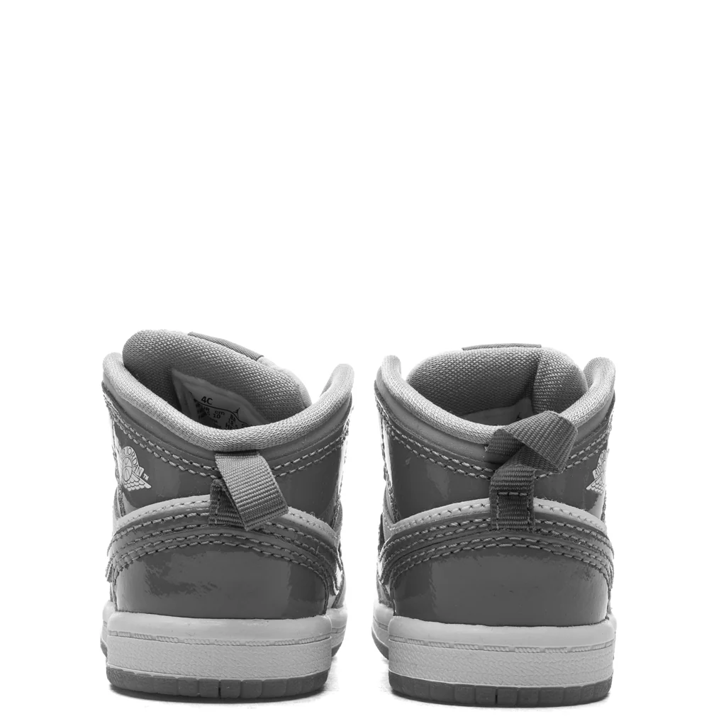 Jordan 1 Mid SE (TD) - White/Cool Grey/Medium Grey - Image 4