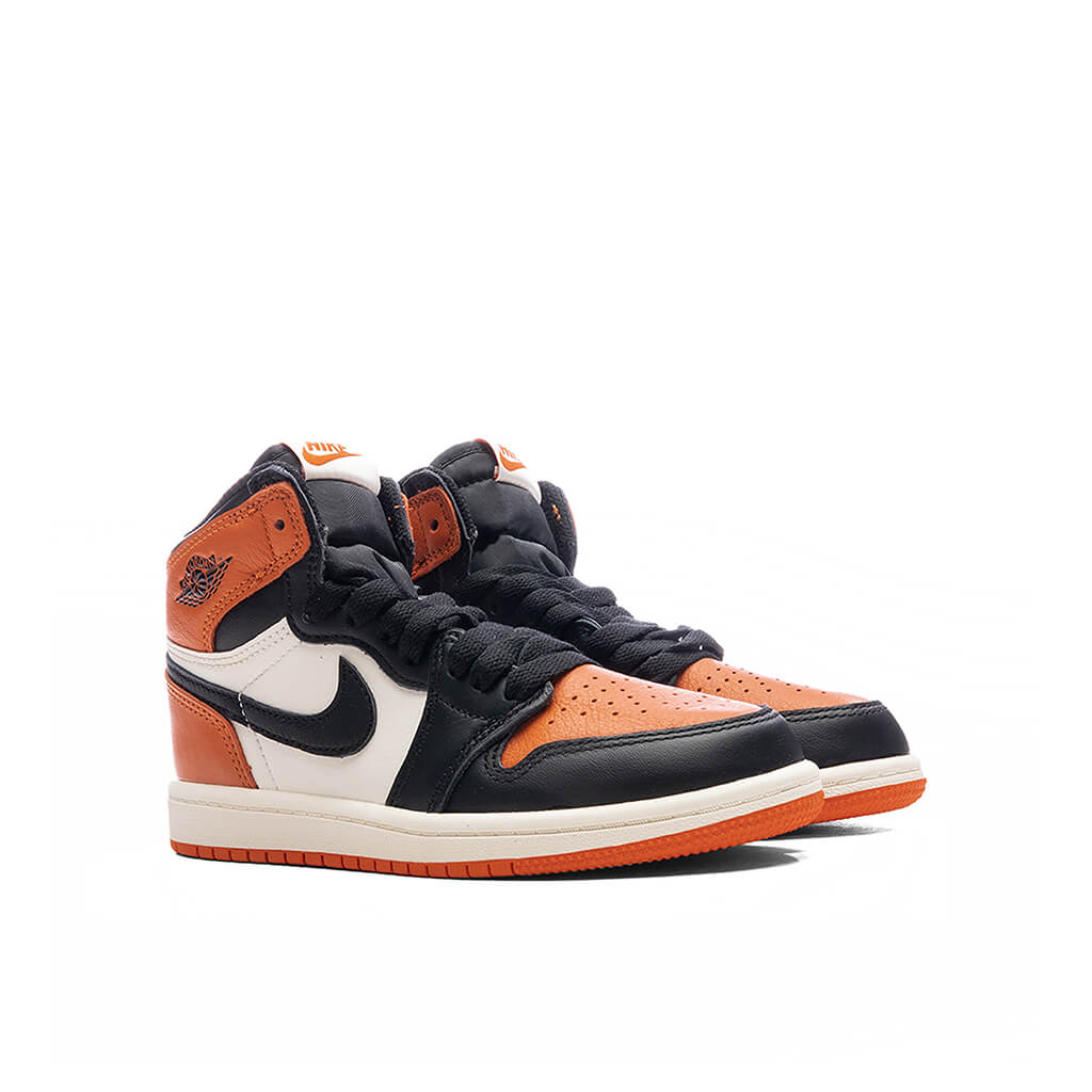 Air Jordan 1 Retro High OG 'Shattered Backboard' (TD) - Black/Sail/Starfish - Image 2