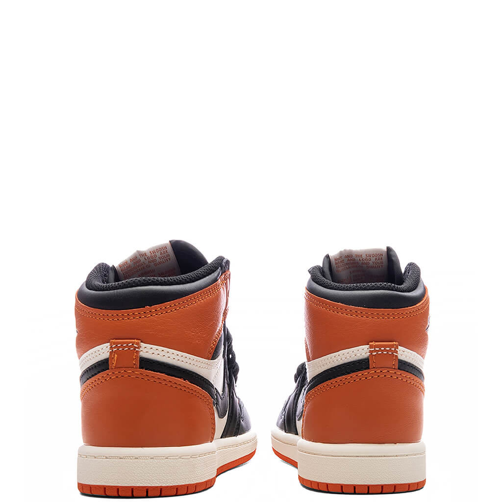 Air Jordan 1 Retro High OG 'Shattered Backboard' (TD) - Black/Sail/Starfish - Image 4