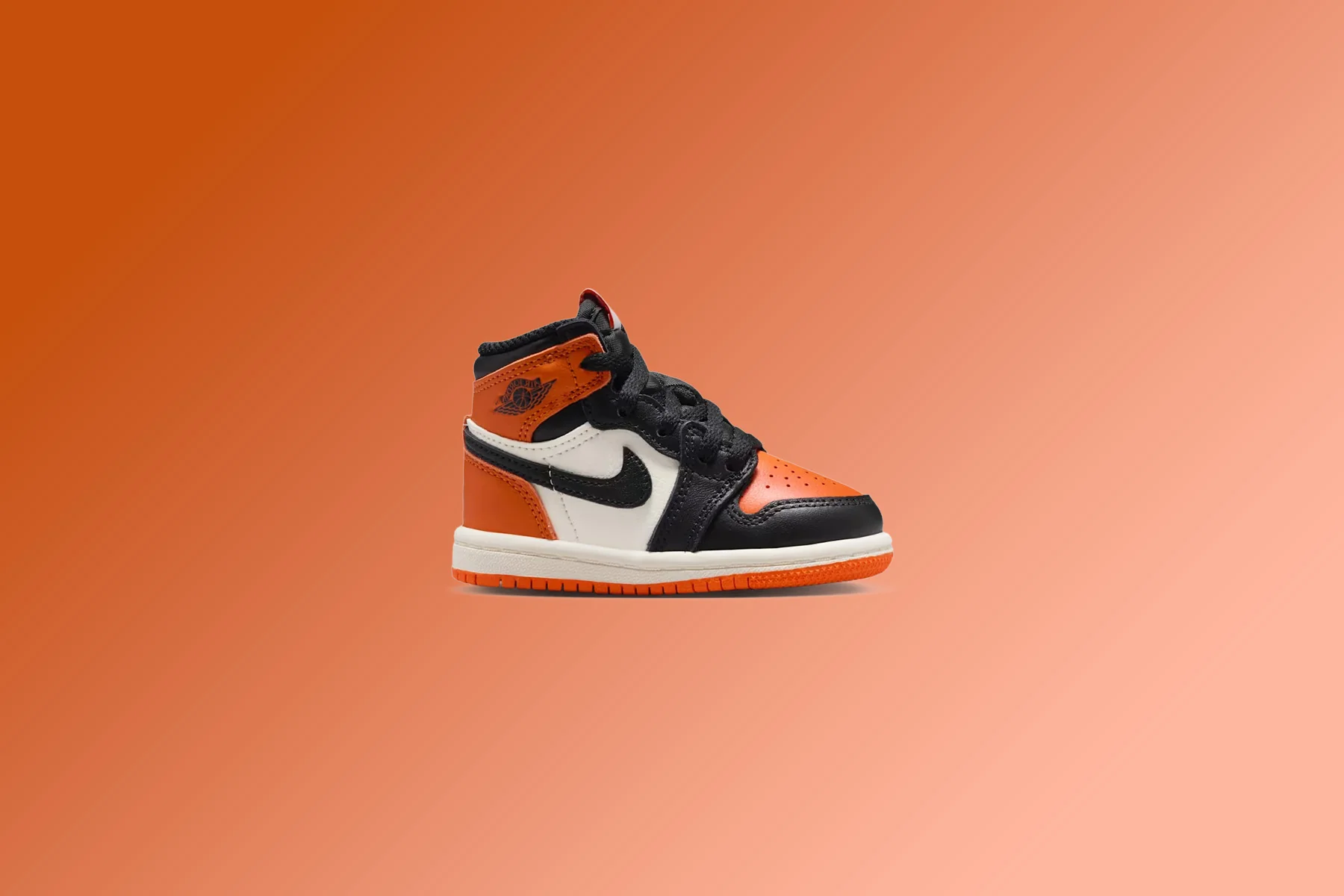Air Jordan 1 Retro High OG 'Shattered Backboard' (TD) - Black/Sail/Starfish - Image 5