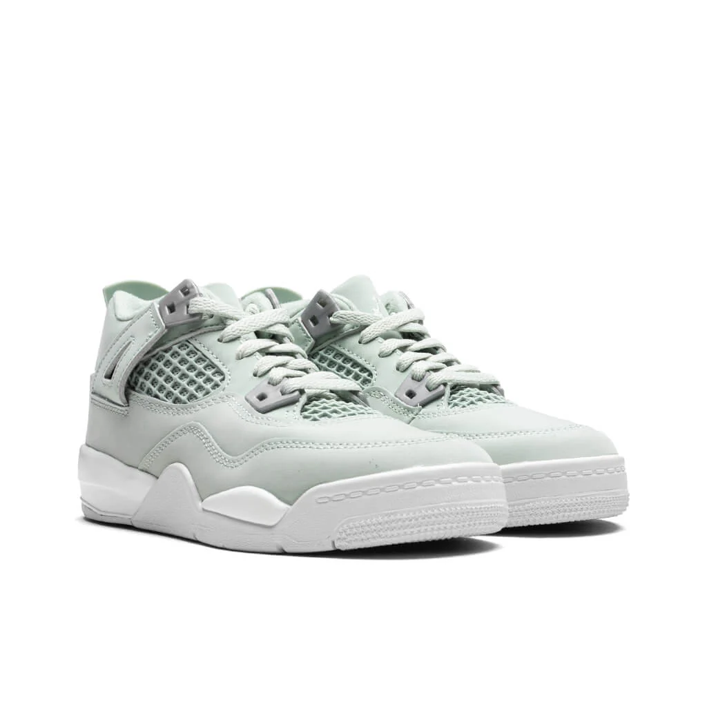 Air Jordan 4 Retro 'Abundance' (PS) - Seafoam/Sail/Metallic Silver - Image 2