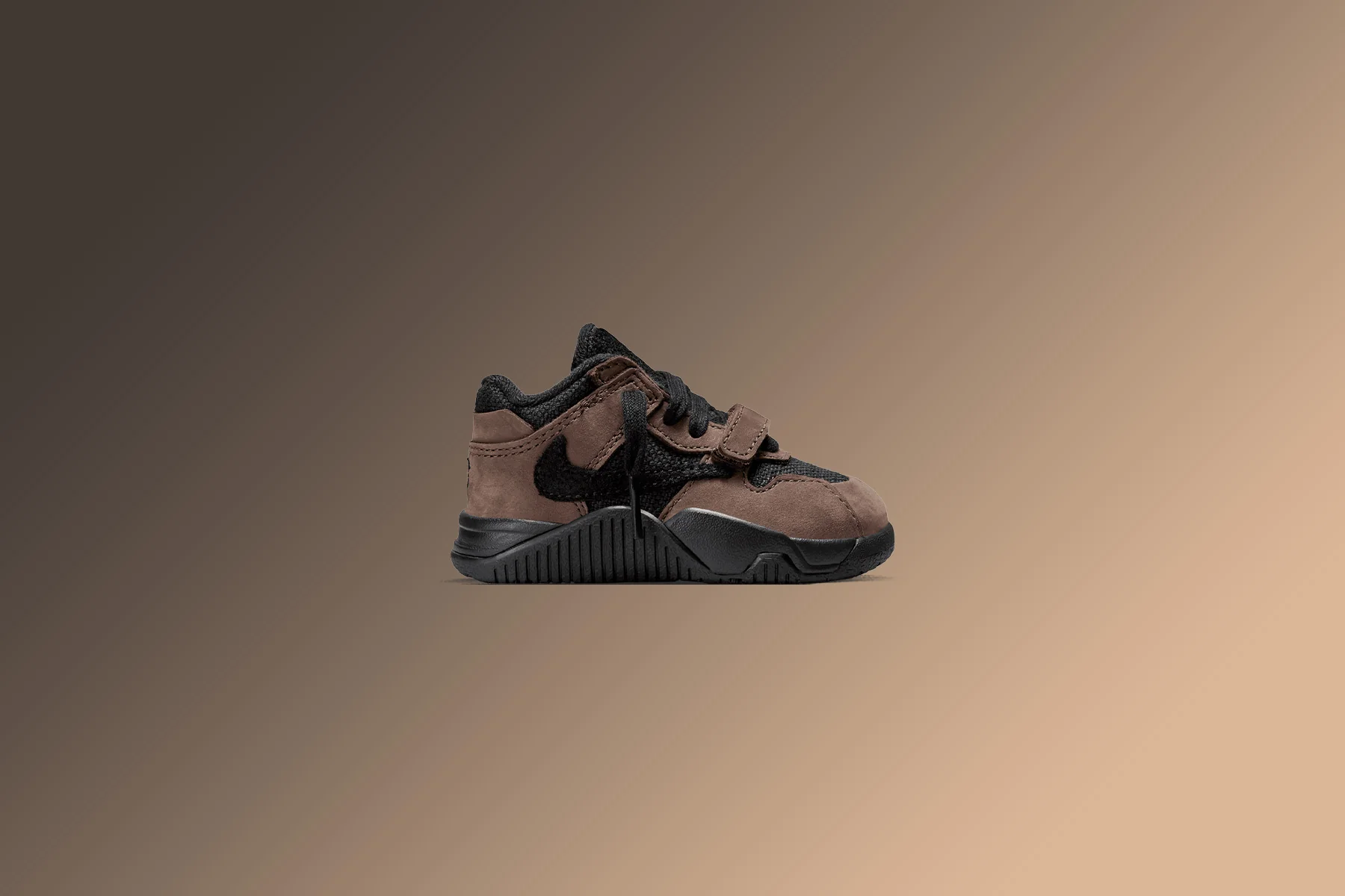 Air Jordan x Travis Scott CJ1 T-Rexx (TD) - Dark Mocha/Black/Sail - Image 5