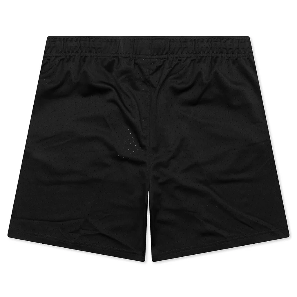 Sport Mesh Shorts - Black/White - Image 2