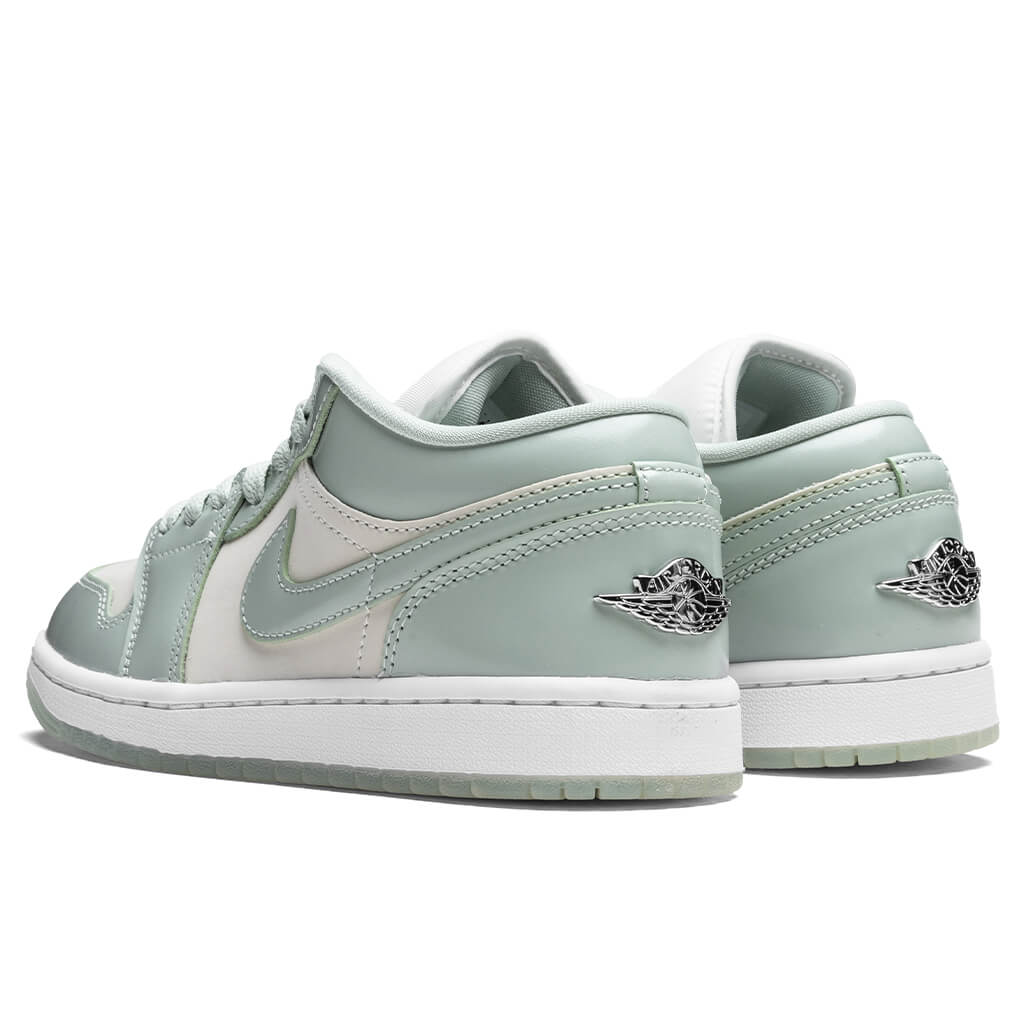 Women's Air Jordan 1 Low SE - Sail/Seafoam/Metallic Silver/White - Image 3