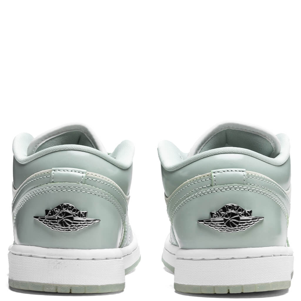 Women's Air Jordan 1 Low SE - Sail/Seafoam/Metallic Silver/White - Image 4