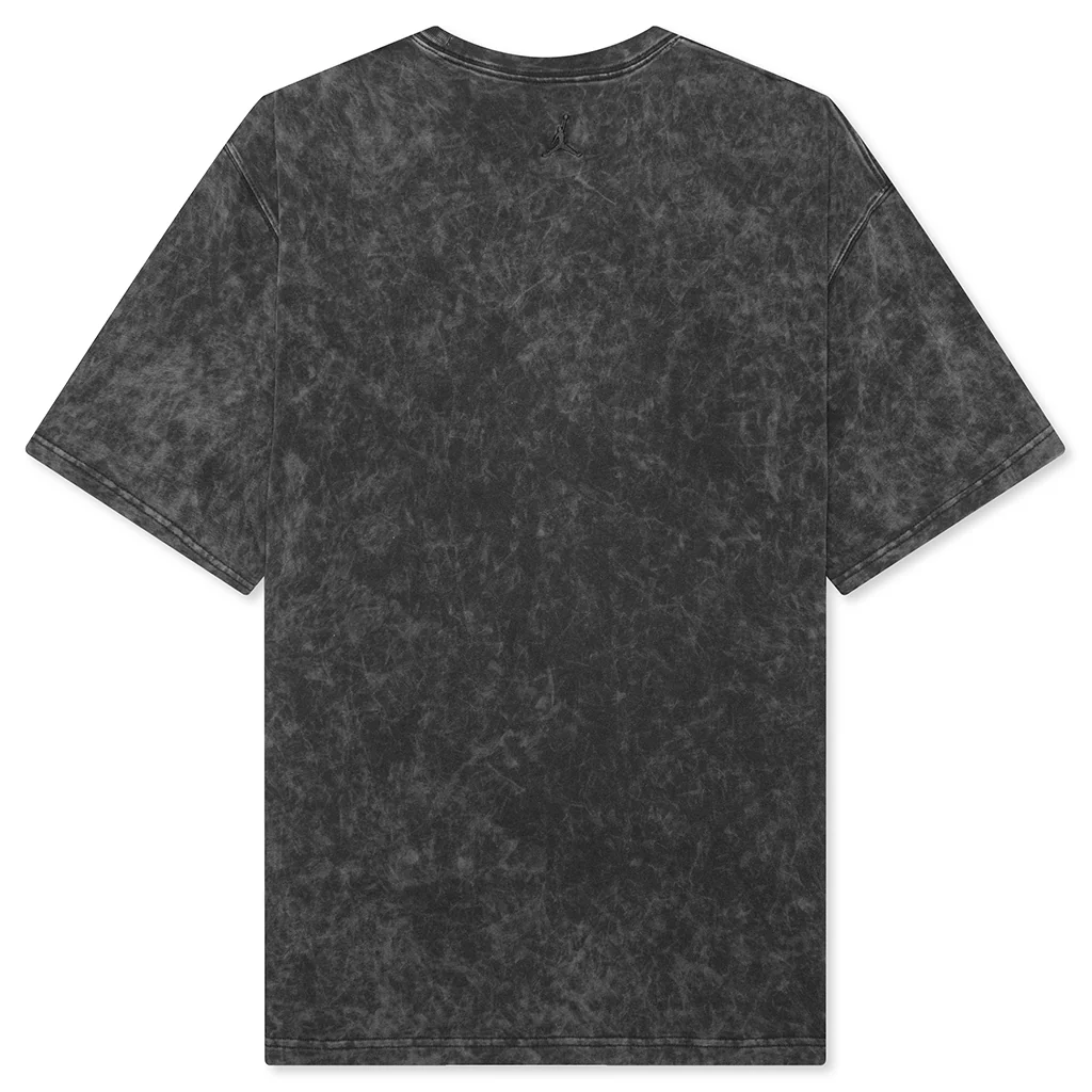 Women's Short-Sleeve Oversized Graphic T-Shirt with Swarovski® Crystals - Off Noir - Image 2
