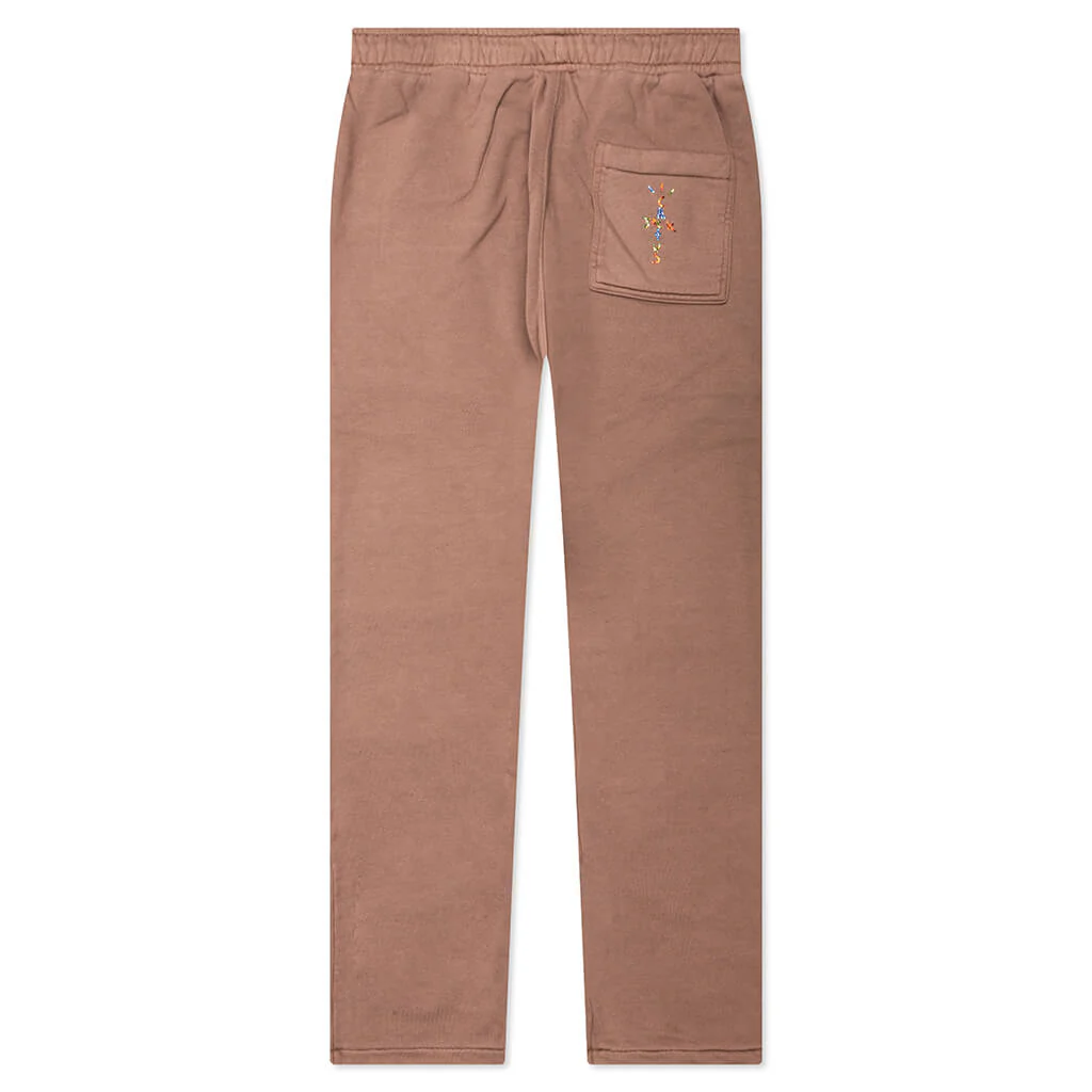 Jordan x Travis Scott Fleece Pants - Archeo Brown - Image 2