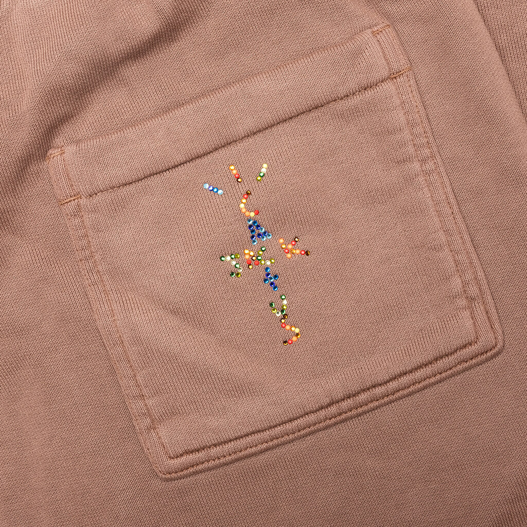 Jordan x Travis Scott Fleece Pants - Archeo Brown - Image 3