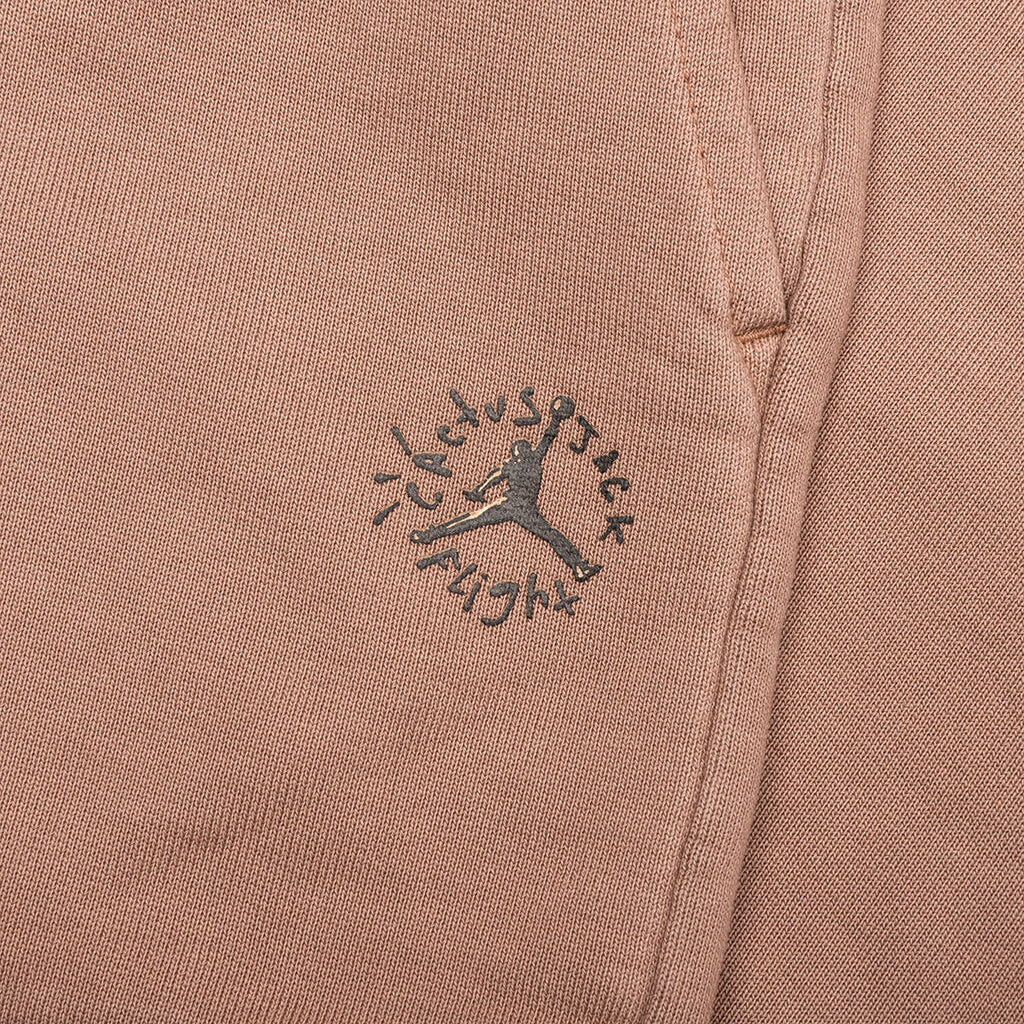Jordan x Travis Scott Fleece Pants - Archeo Brown - Image 4