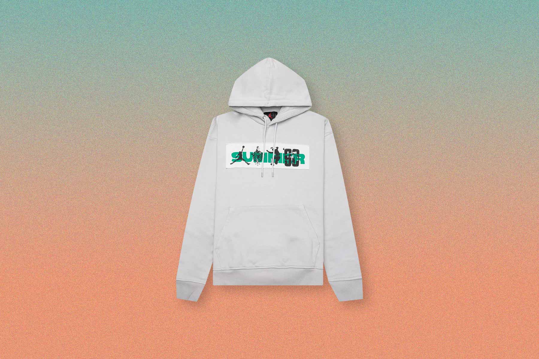 Jordan x UNION x Bephies Beauty Supply Hoodie - Grey Fog/Photon Dust/Stadium Green/Black - Image 5