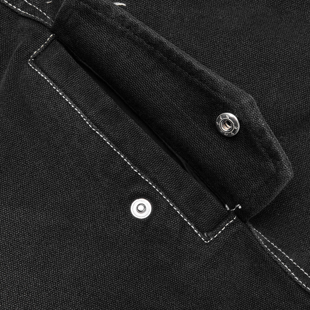 Sun Bleached Slant Pant - Washed Black - Image 5