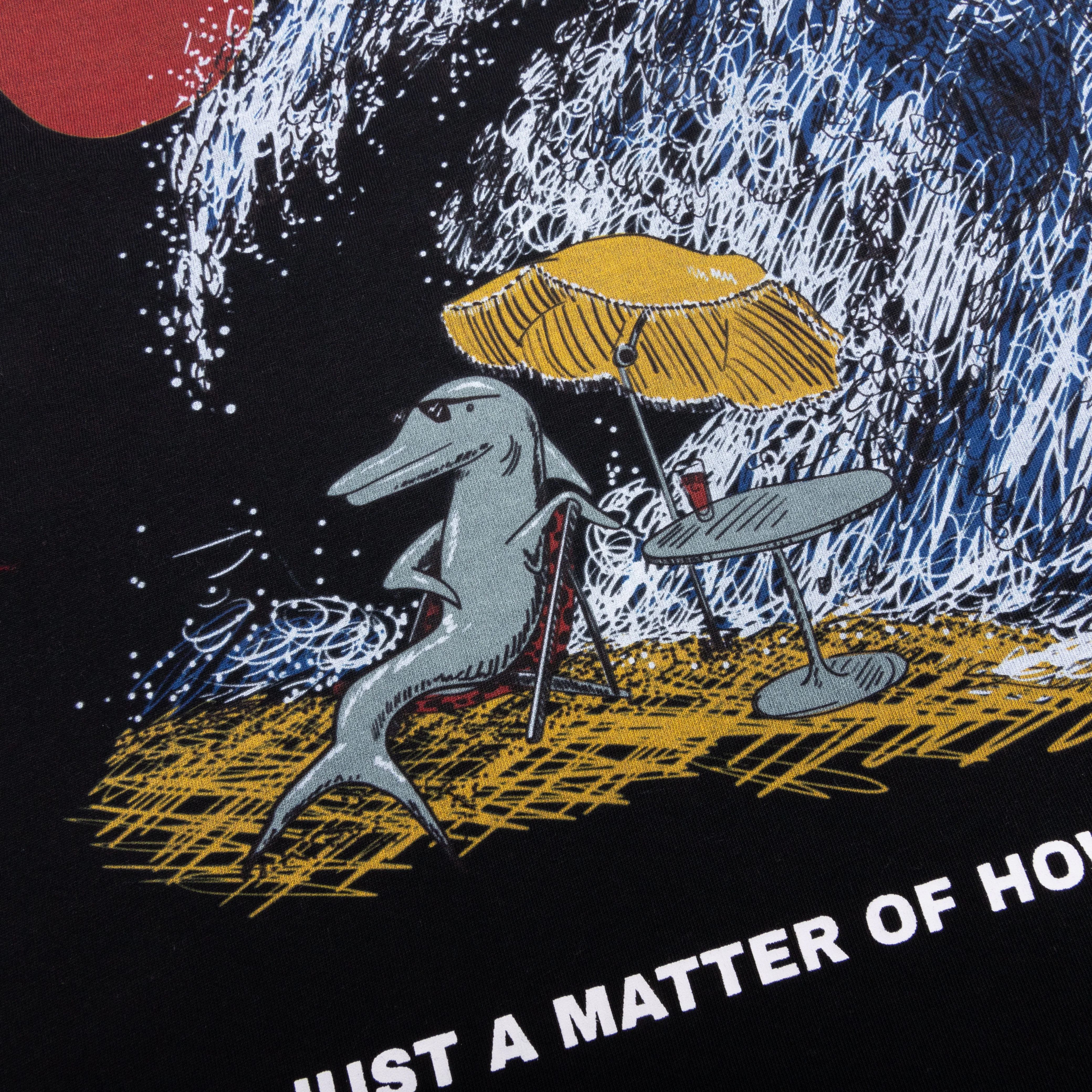 Everythings Ok Tee - Black - Image 4