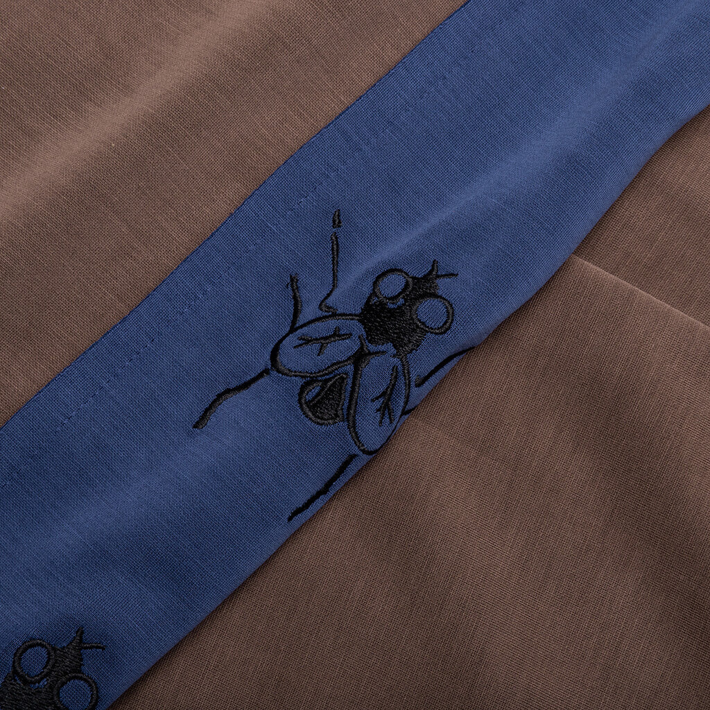 Flies Scuba Track Pant - Brown/Blue - Image 5