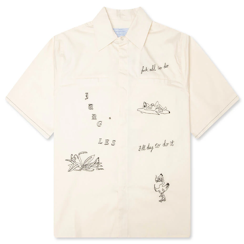 Fuck All To Do Button Up - Birch