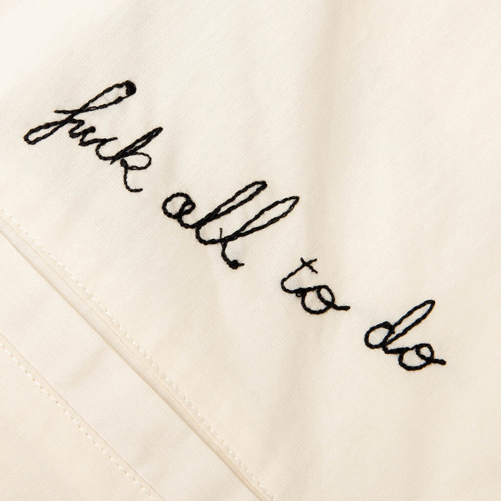 Fuck All To Do Button Up - Birch - Image 4