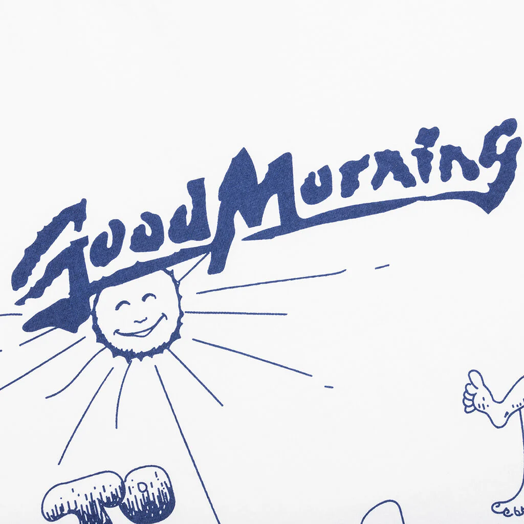 Good Morning Cops Tee - White - Image 4