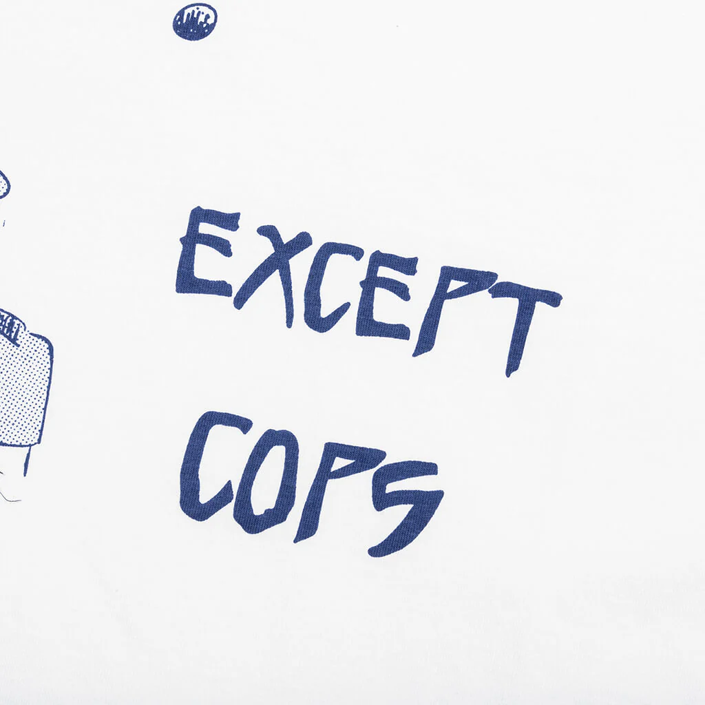 Good Morning Cops Tee - White - Image 5