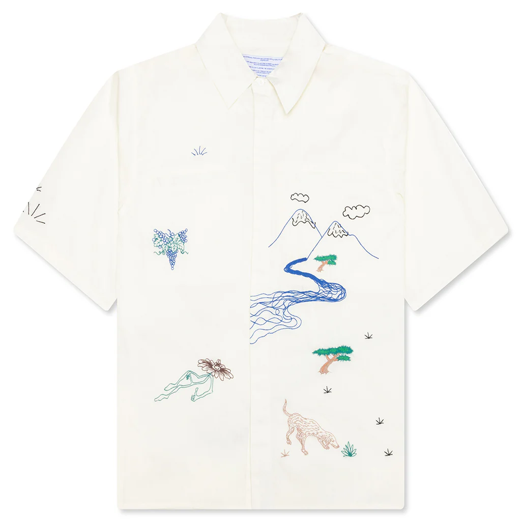 Good Thoughts Button Up - Birch