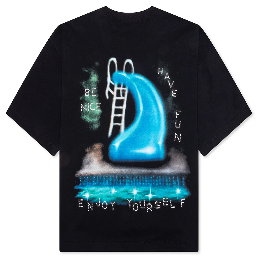 Have Fun, Be Nice Tee - Black - Image 2