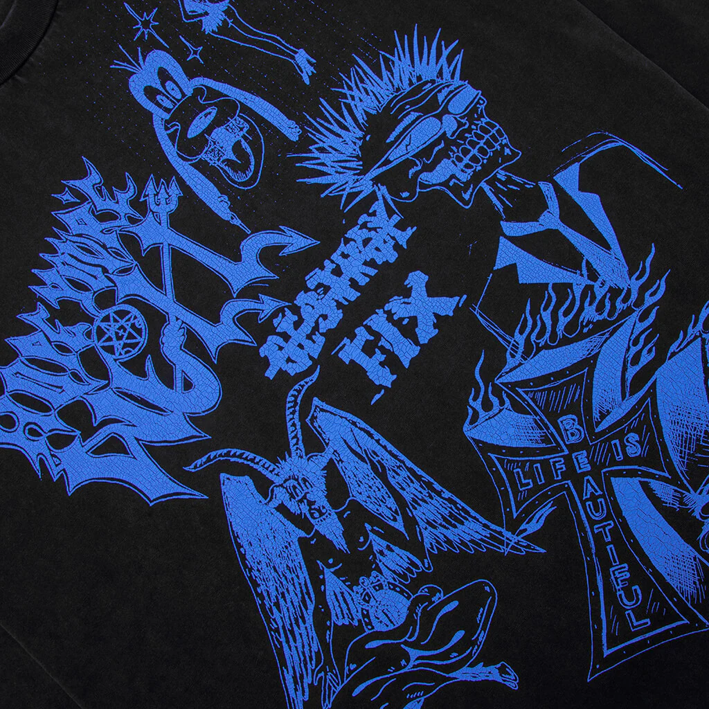 Hope You're Well L/S Tee - Black - Image 3