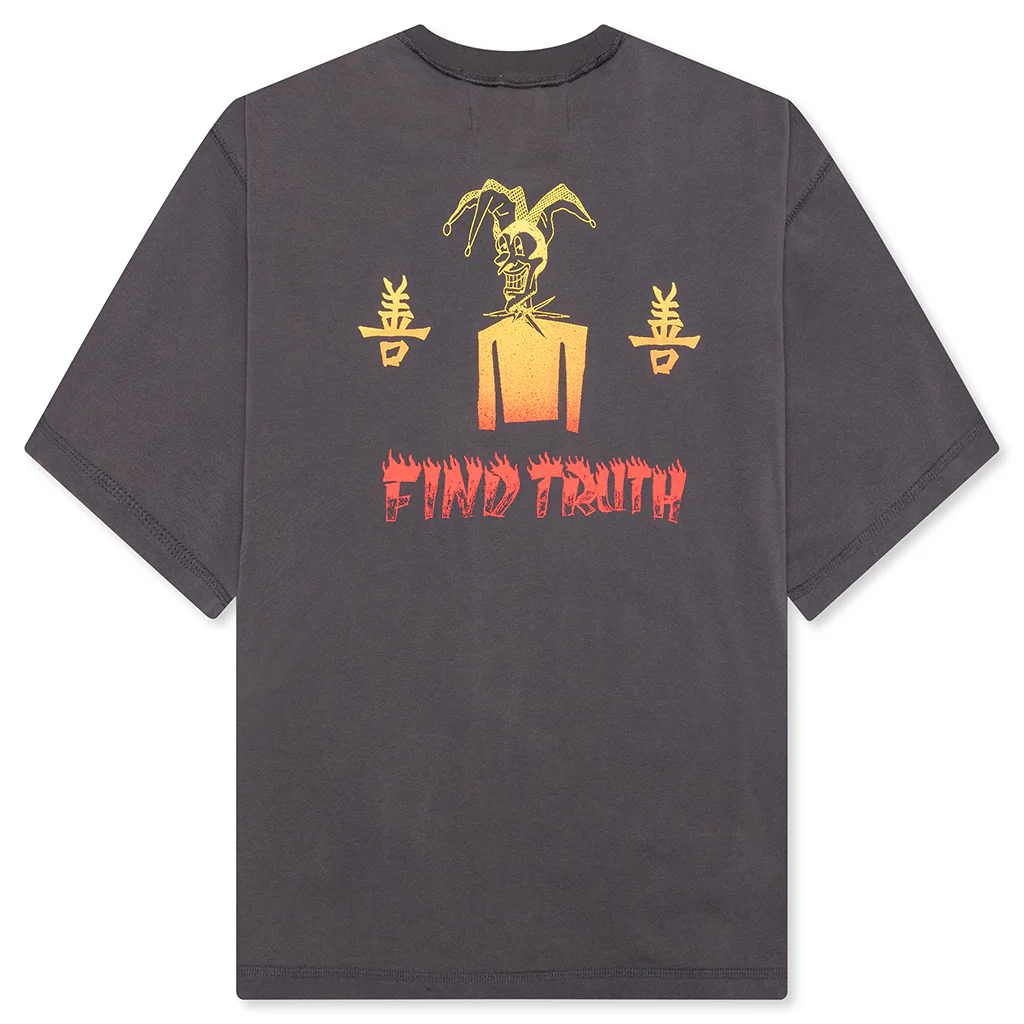 Jester Tee - Sun Faded Grey - Image 2