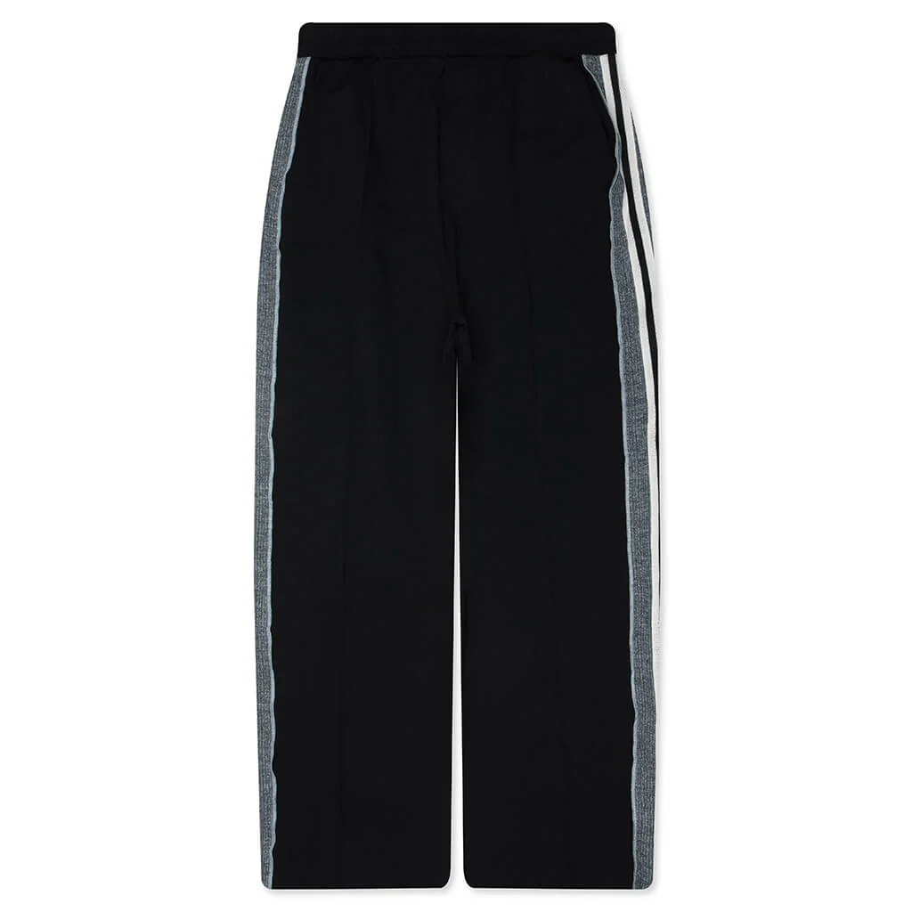 Knit Panel Pant - Black/Green